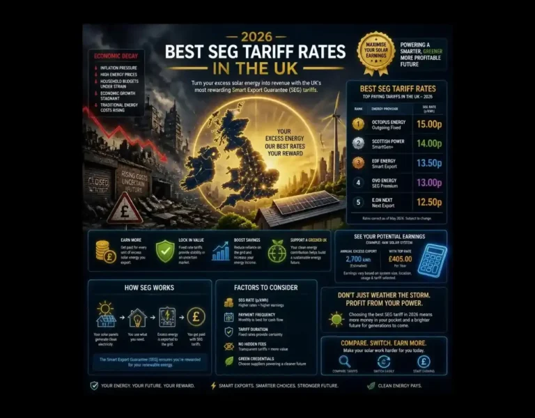 Best SEG Tariff Rates UK 2026