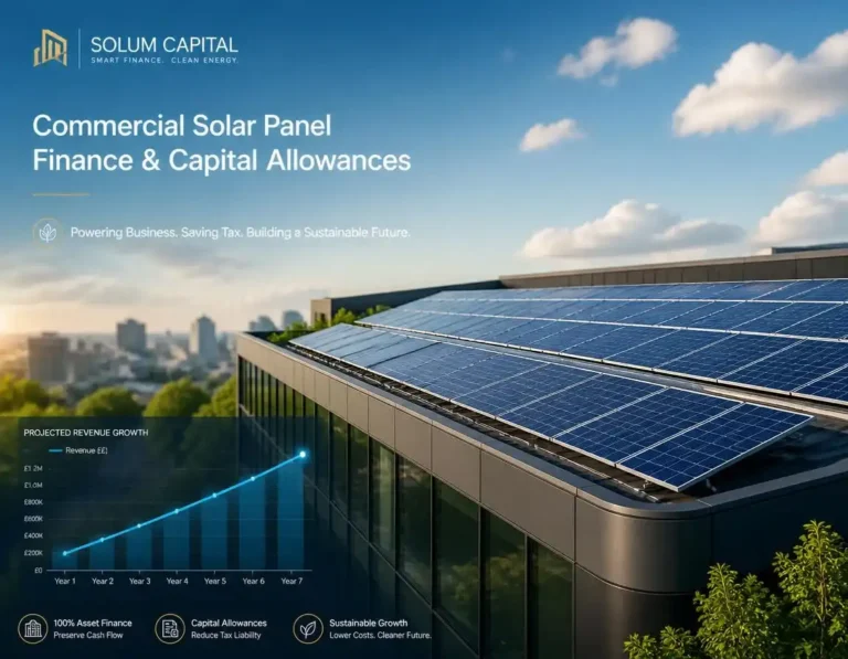 Commercial Solar Panel Finance & Capital Allowances
