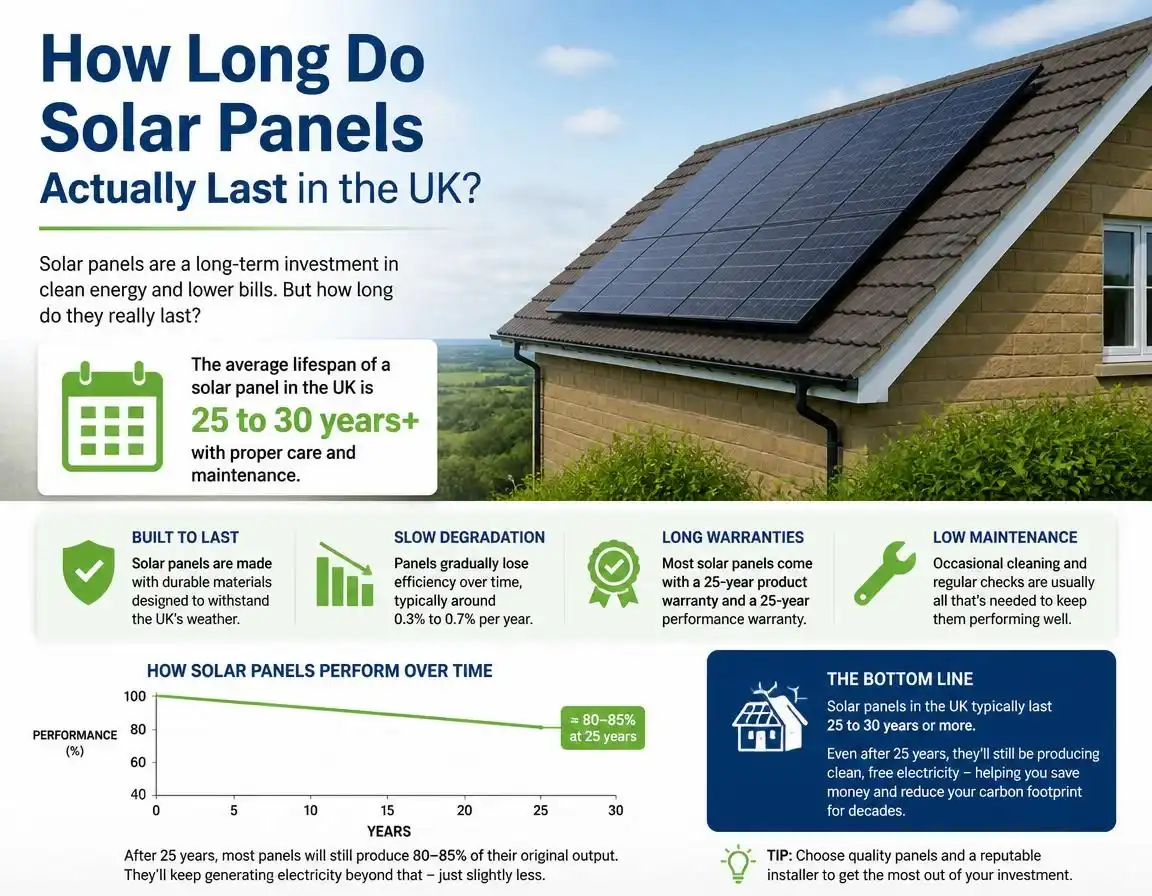 How Long Do Solar Panels Actually Last in the UK