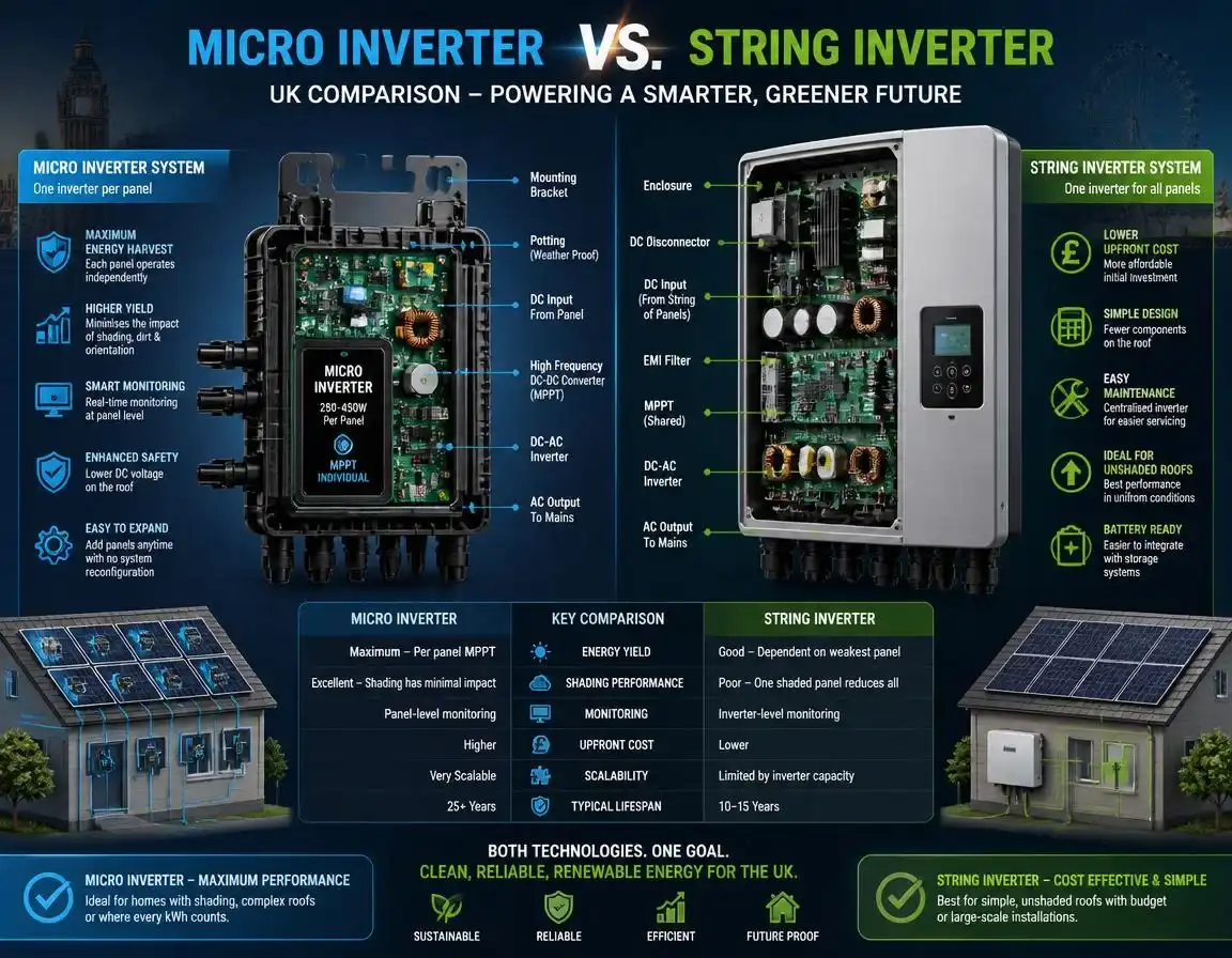 Micro Inverter vs String Inverter UK