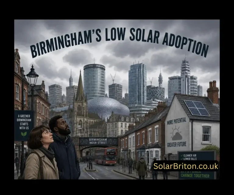 Why Birmingham Has the Lowest Solar Adoption in England?