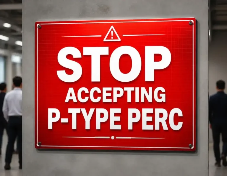 Stop accepting P-type PERC