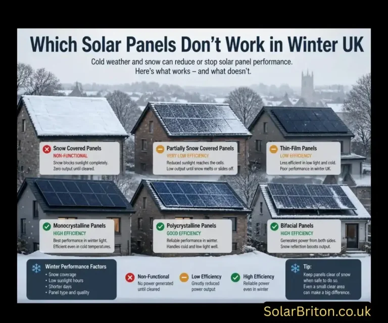 Which Solar Panels Don’t Work in Winter UK?