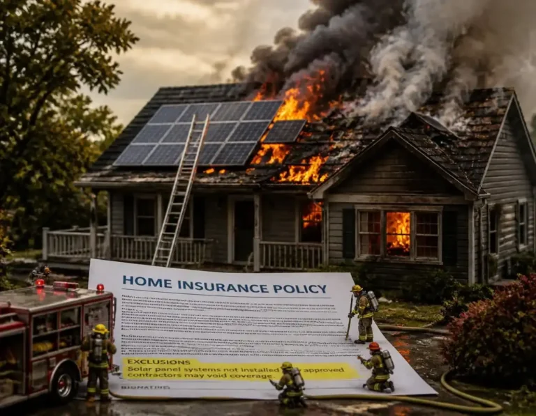 The Small Print That Could Void Your Home Insurance After a Solar Fire