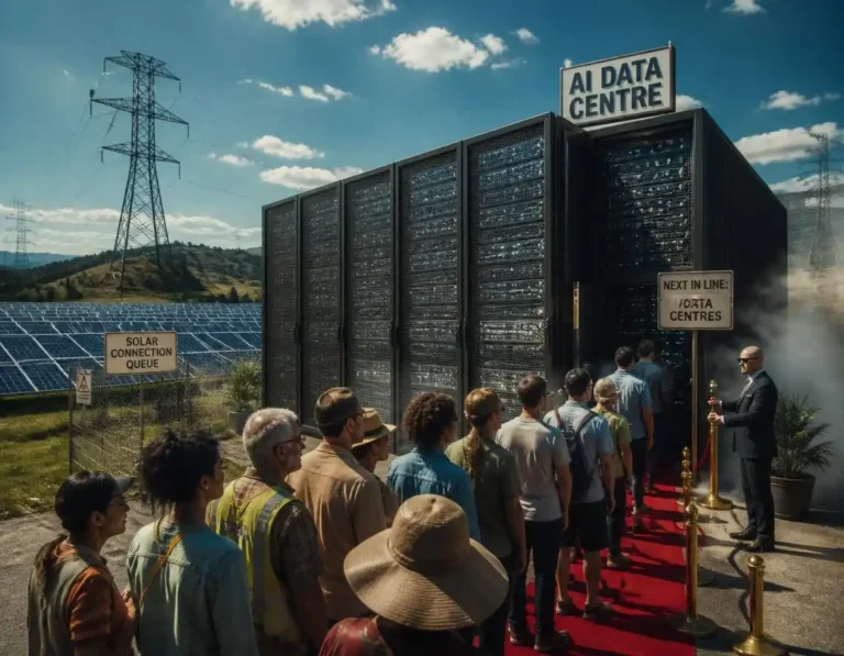 AI Data Centres Are About to Jump the Queue Ahead of Your Solar Connection