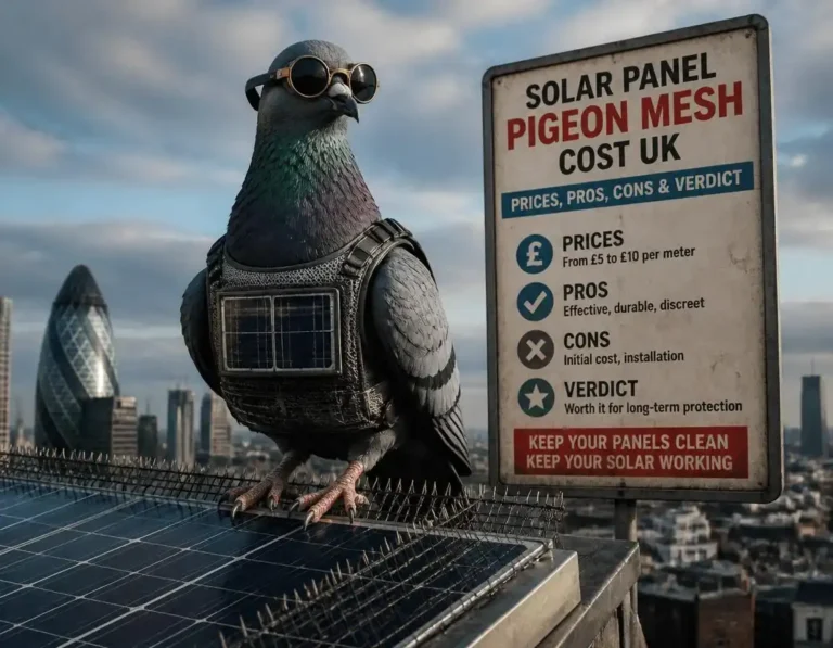 Solar Panel Pigeon Mesh Cost UK: Prices, Pros, Cons & Verdict