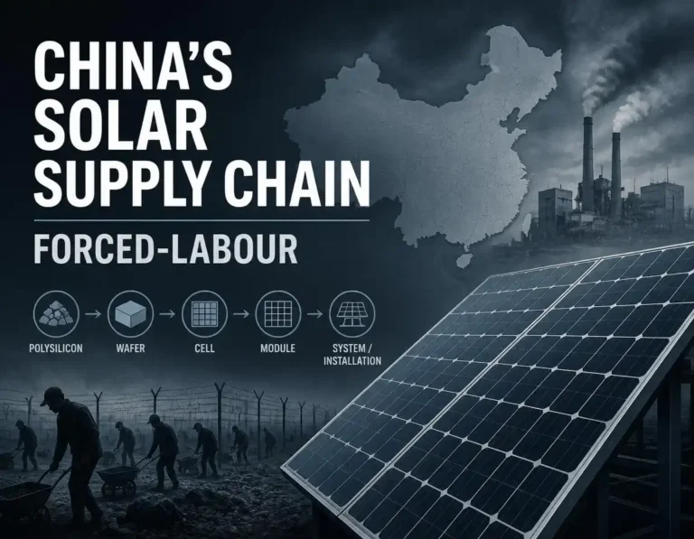 China's Solar Supply Chain and Forced-Labour
