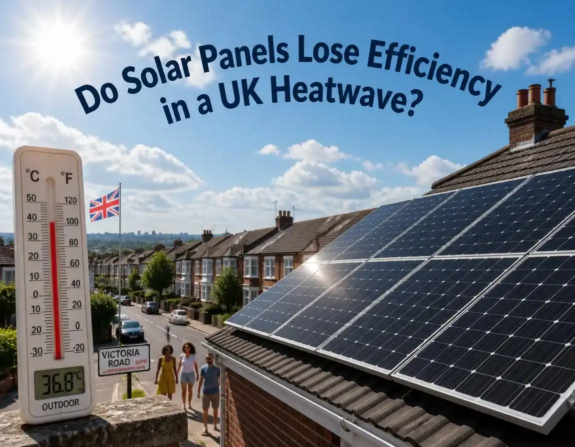 Do Solar Panels Lose Efficiency in a UK Heatwave?