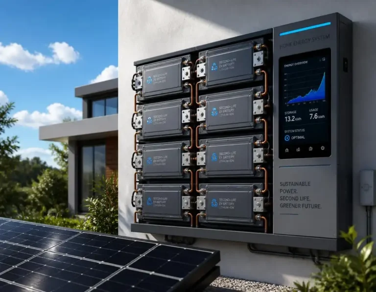 Second-Life EV Batteries for Home Solar Storage