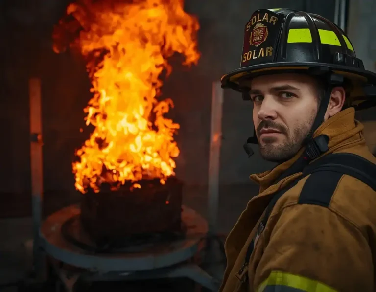 Solar Battery fire safety