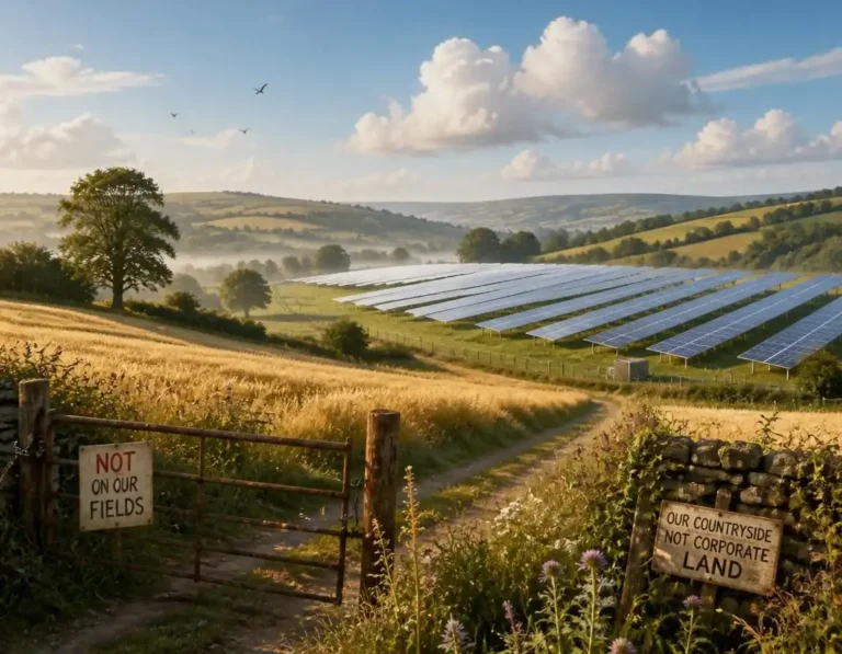 UK Solar Farms vs Farmland The Countryside Backlash