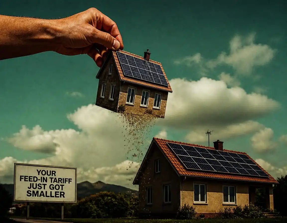 Your Feed-in Tariff Just Got Smaller