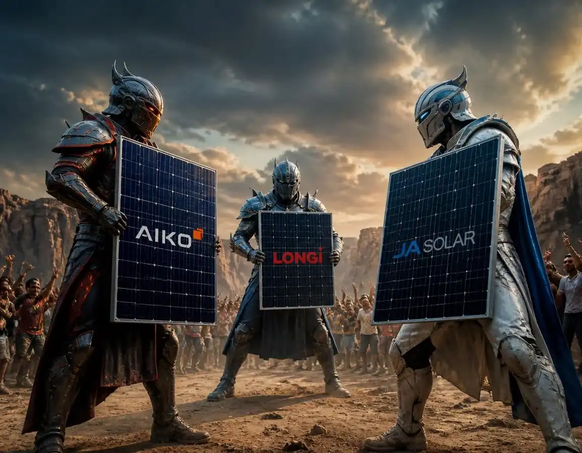 AIKO vs Longi vs JA Solar