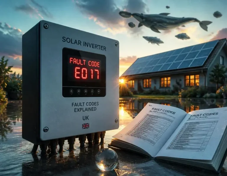 Solar Inverter Fault Codes Explained UK