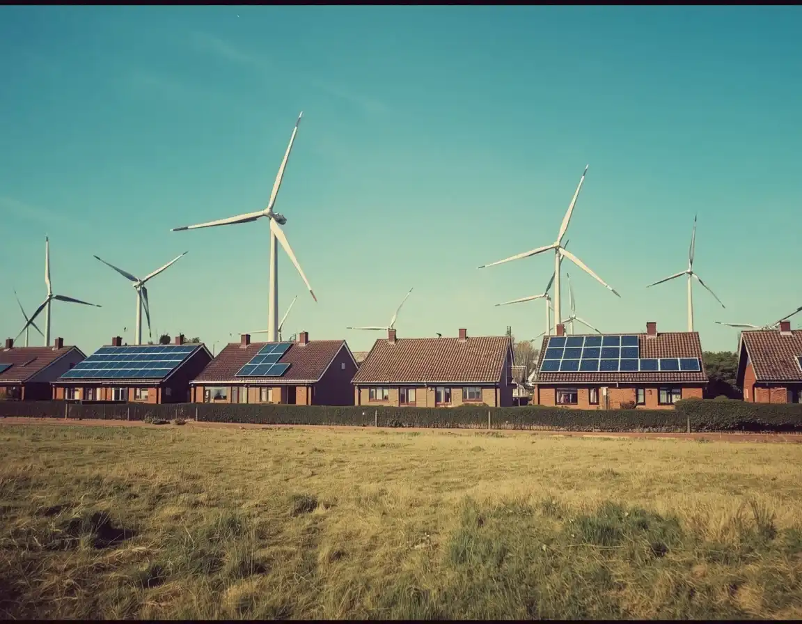 solar panel plus wind turbine UK homes