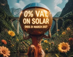 0% VAT on solar ends 31 March 2027